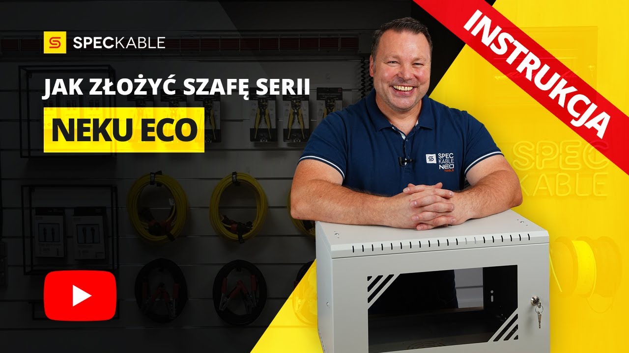 Jak złożyć szafę RACK? Seria Neku ECO - składanie i montaż [INSTRUKCJA]