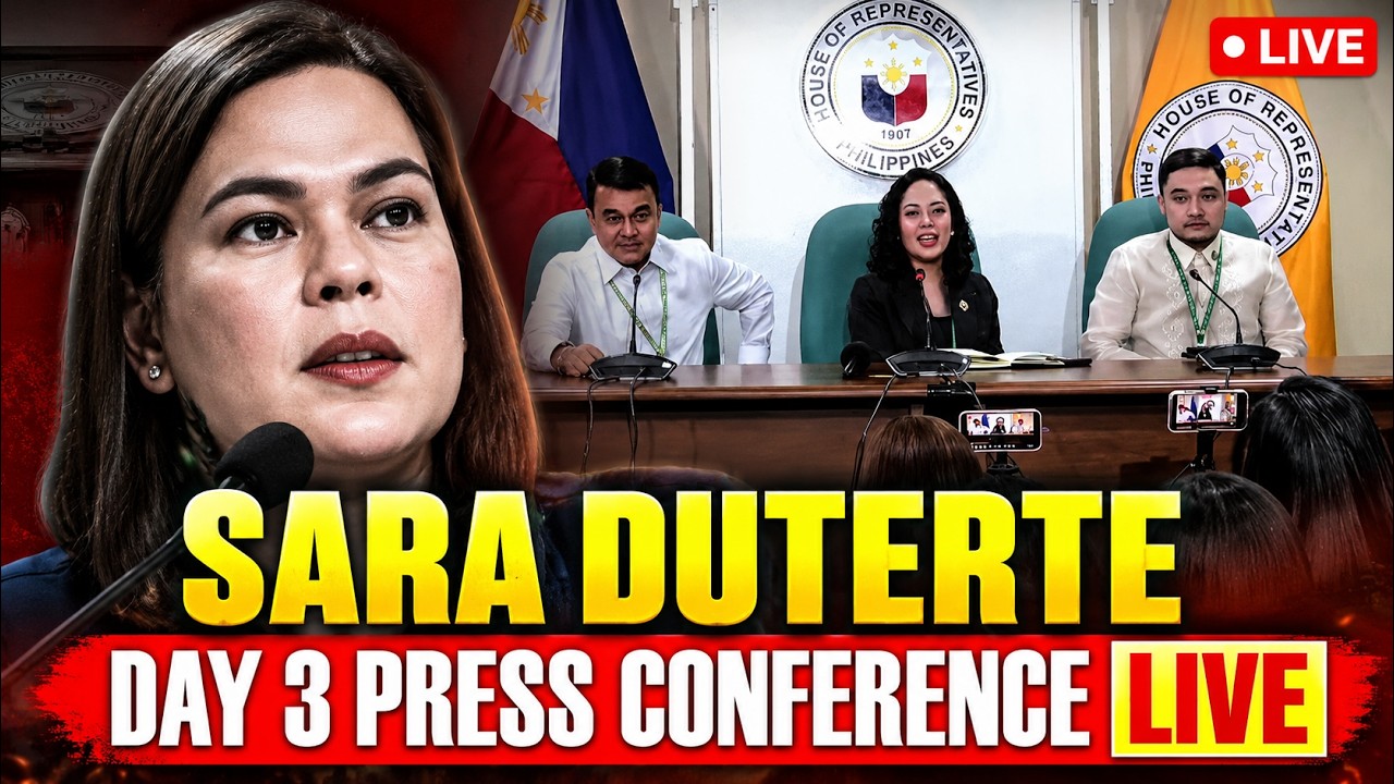 LIVE: VP Sara Duterte Impeachment Trial | Day 3 Press Conference | Philippines Senate LIVE