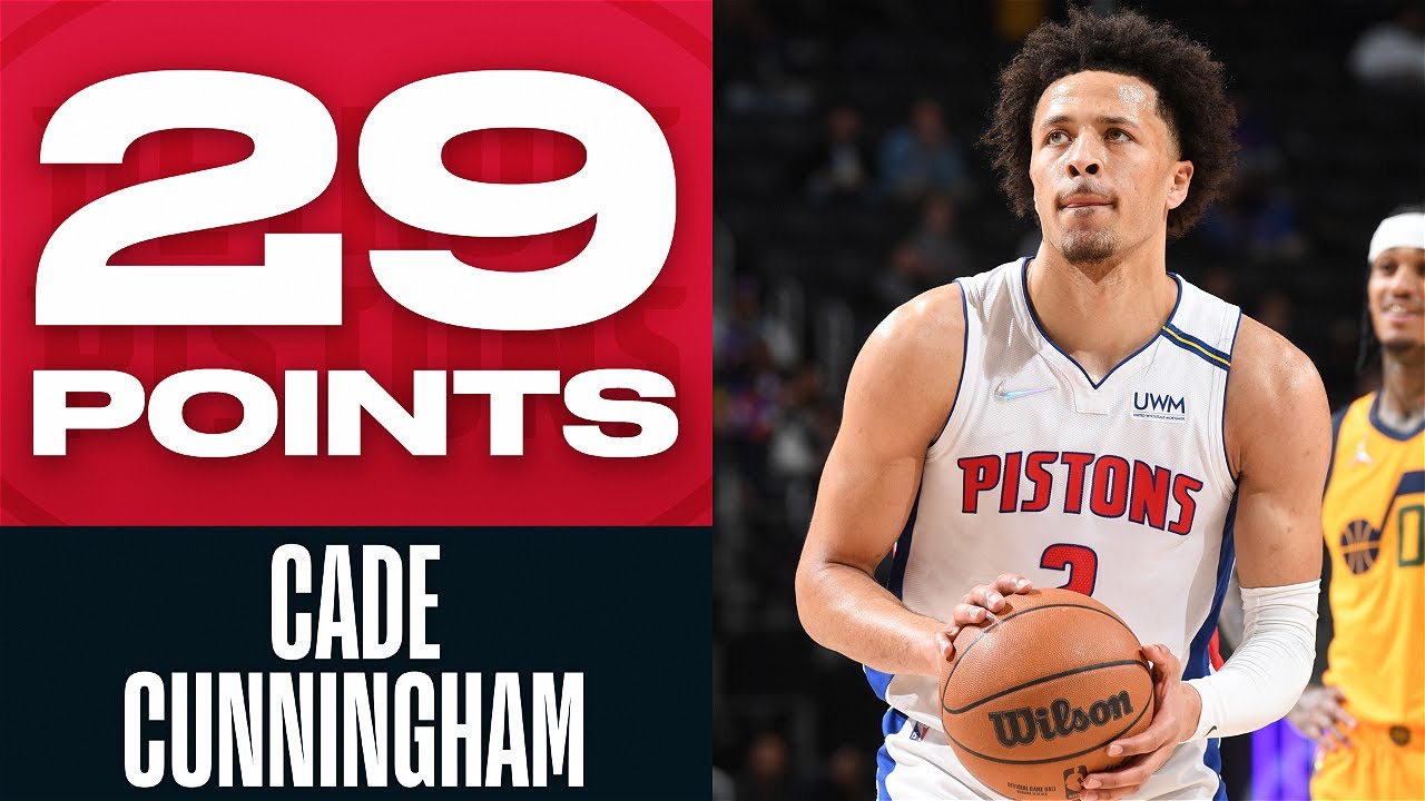 Cade Cunningham Sets A New Career-High 29 PTS 🔥