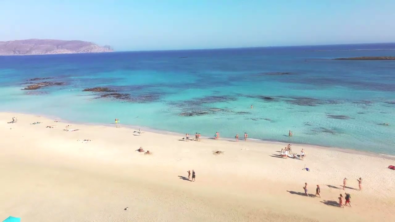 Elafonissi beach, Crete, Greece - July 2023 in 4K