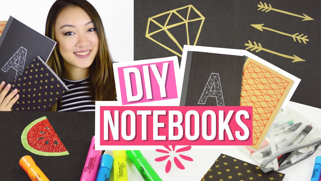 DIY Notebooks for Back to School! Easy DIY School Supplies