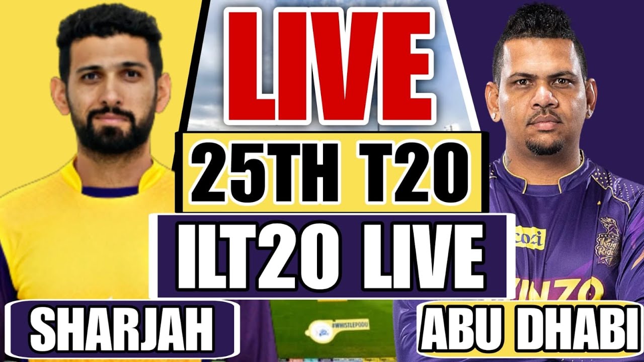 Abu Dhabi Knight Riders vs Sharjah Warriorz, 25th Match - Live Cricket Score, Commentary