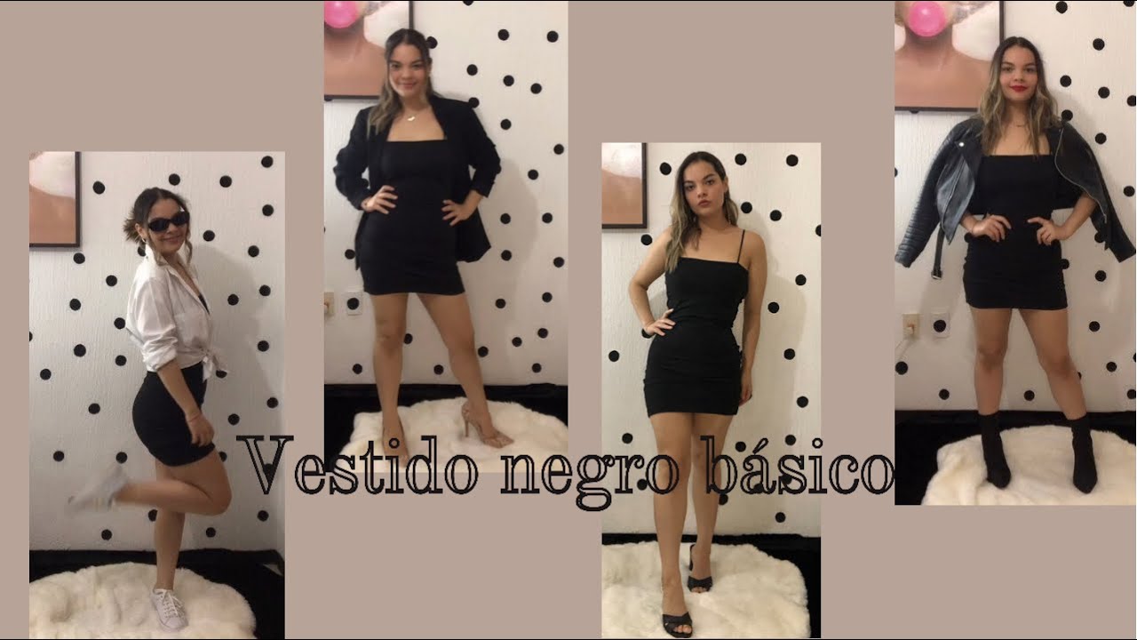Te muestro como hice mi  vestido negro básico