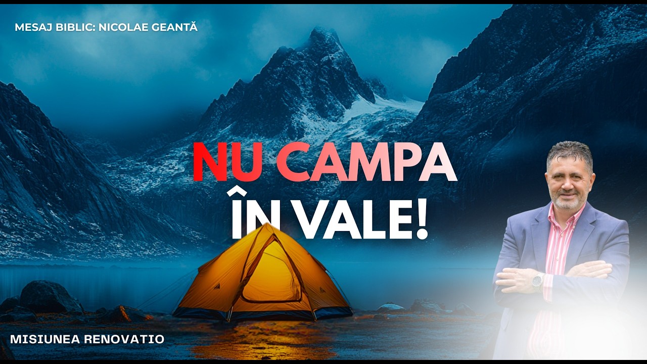 🔴Live  Biserica Renovatio | Nicu Geantă - Nu campa în vale | 22 Februarie 2026