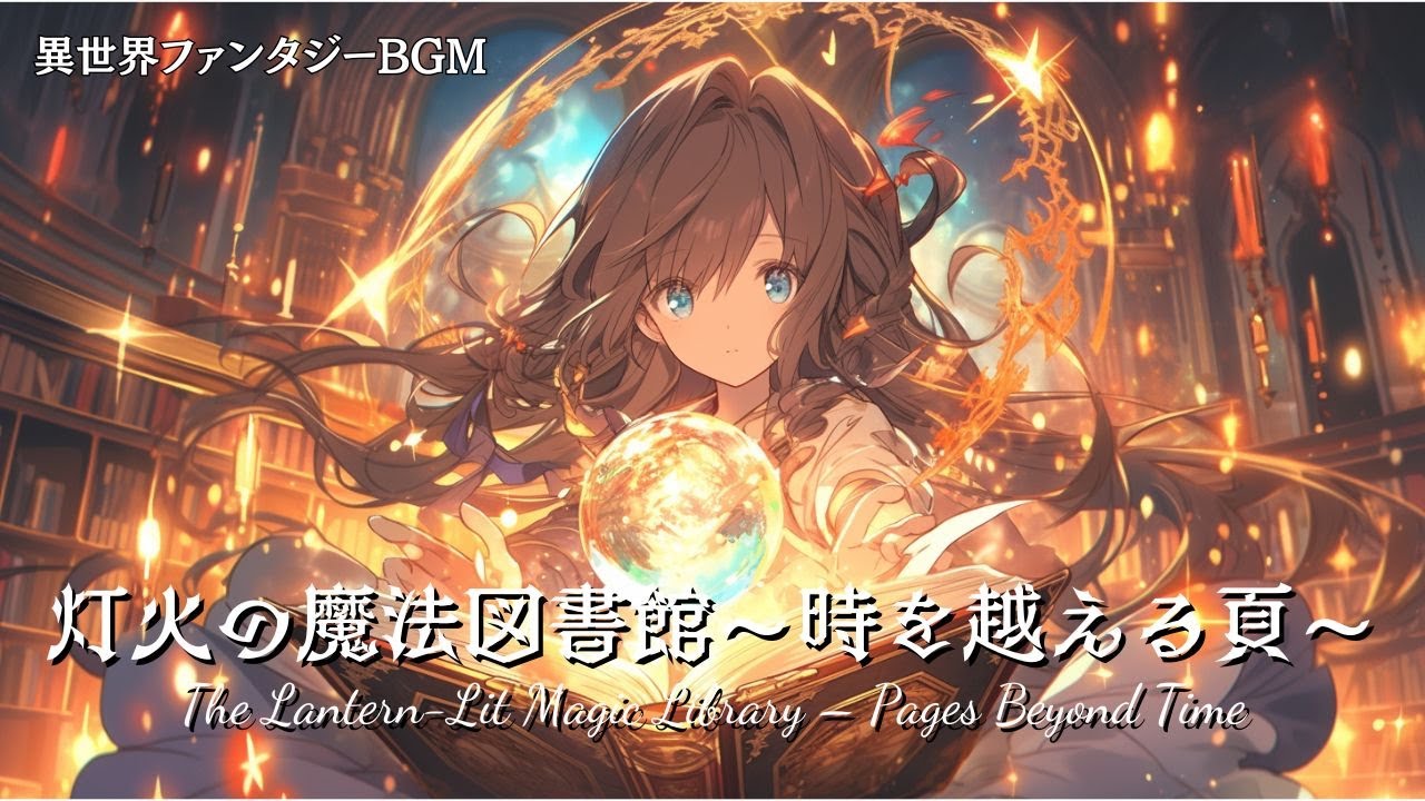 【幻想BGM・ケルト音楽】灯火の魔法図書館〜時を越える頁｜The Lantern-Lit Magic Library – Pages Beyond Time