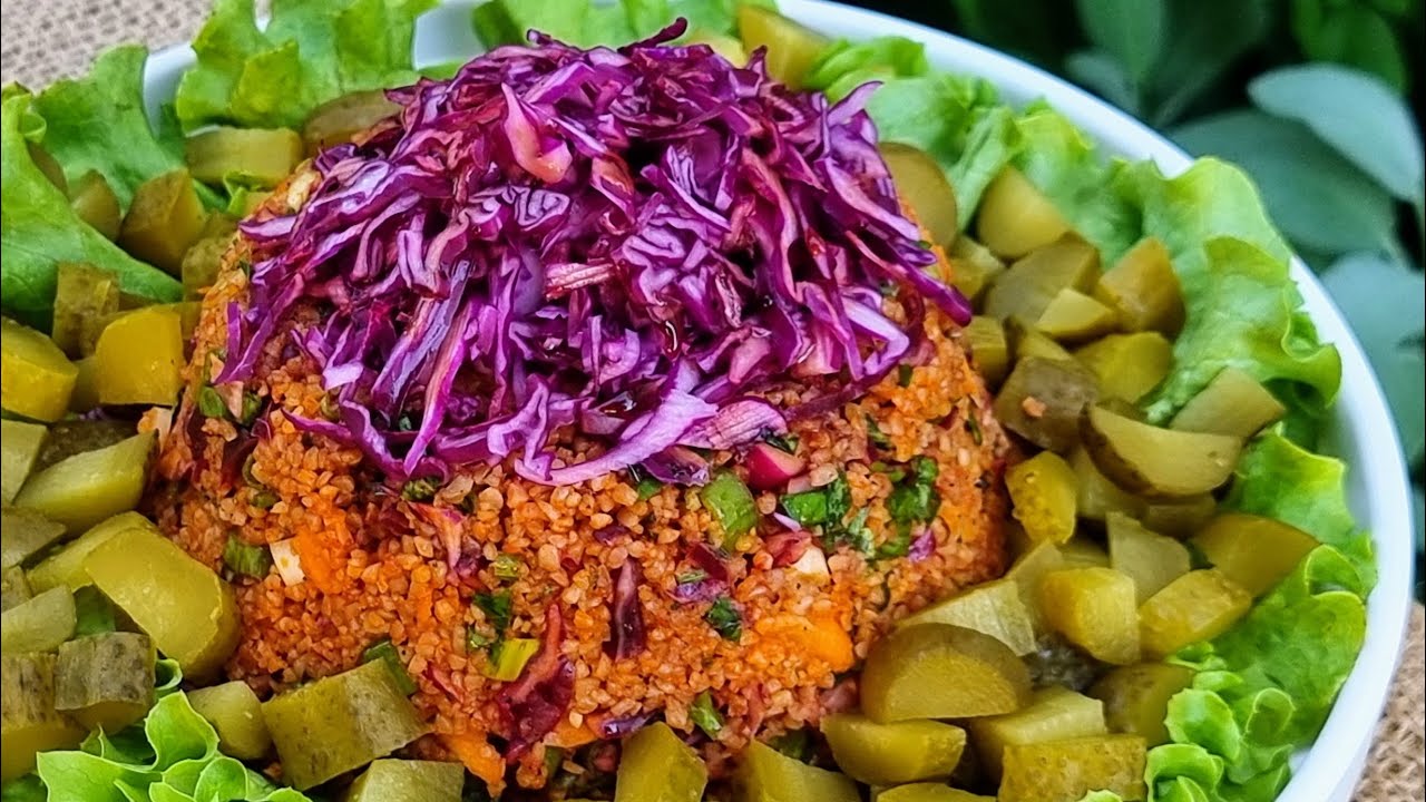 Рецепт тонкого булгурового плова | Простой и вкусный веганский рецепт | Включить субтитры 👉⚙🌎