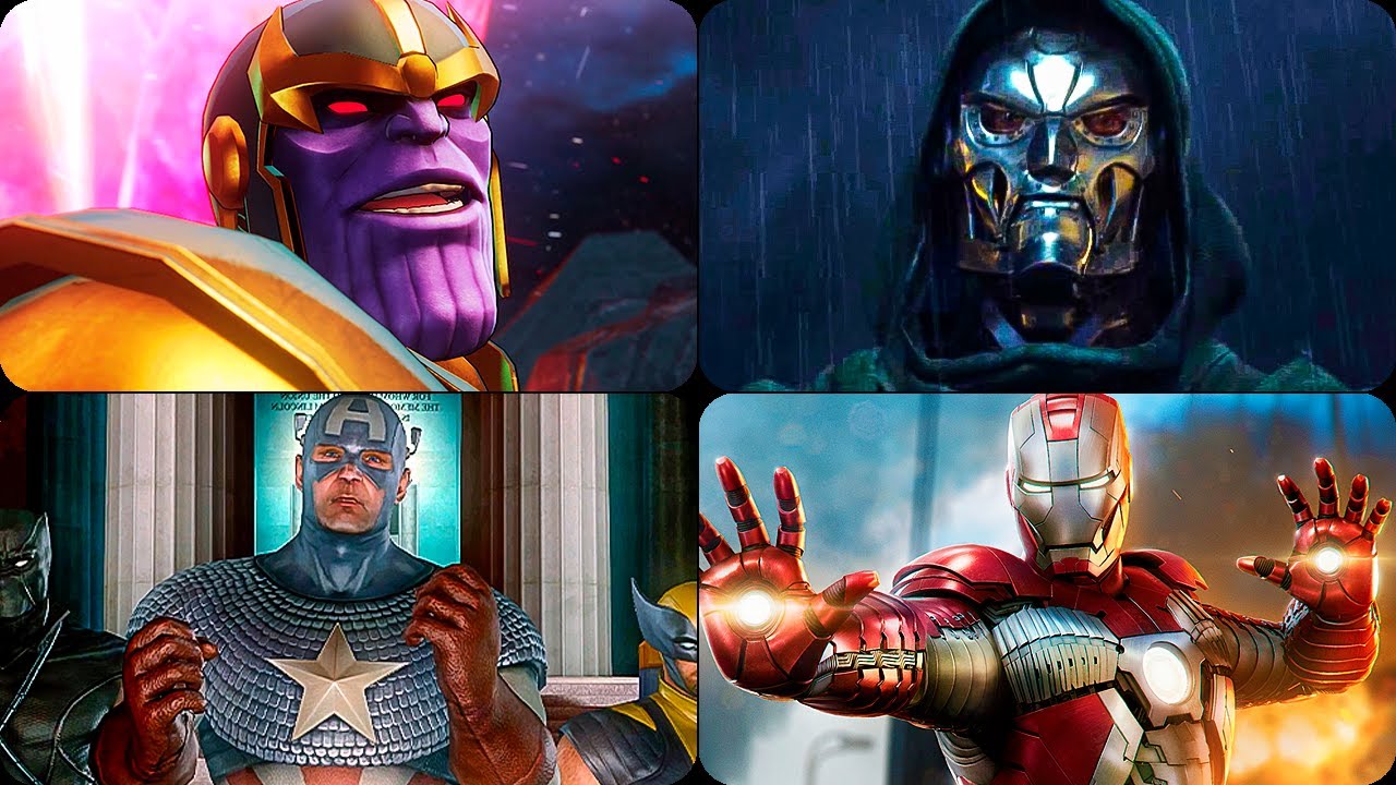 Marvel Ultimate Alliance All Endings | 4K 60FPS PS5