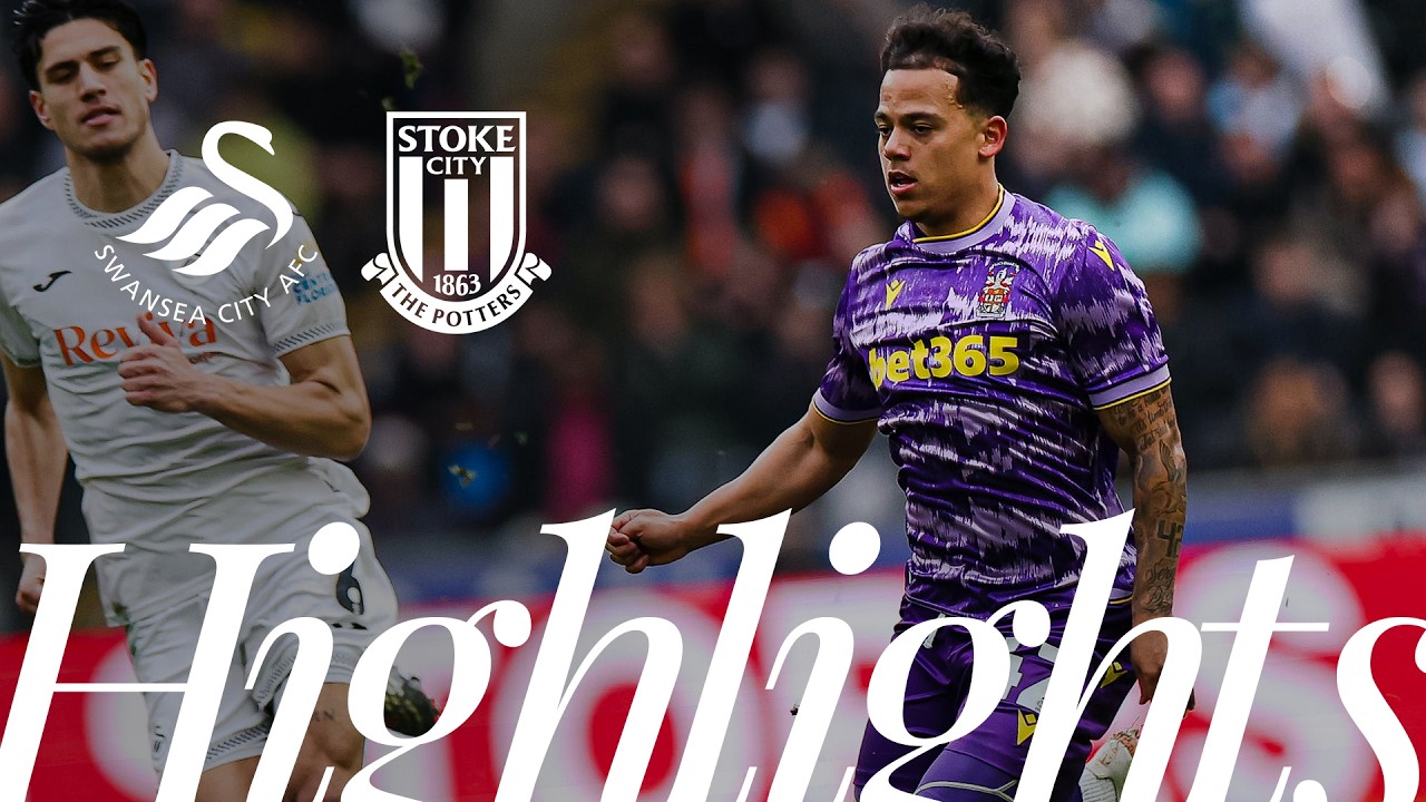 Ten man Potters defeated in South Wales | Swansea City 2-0 Stoke City | Highlights