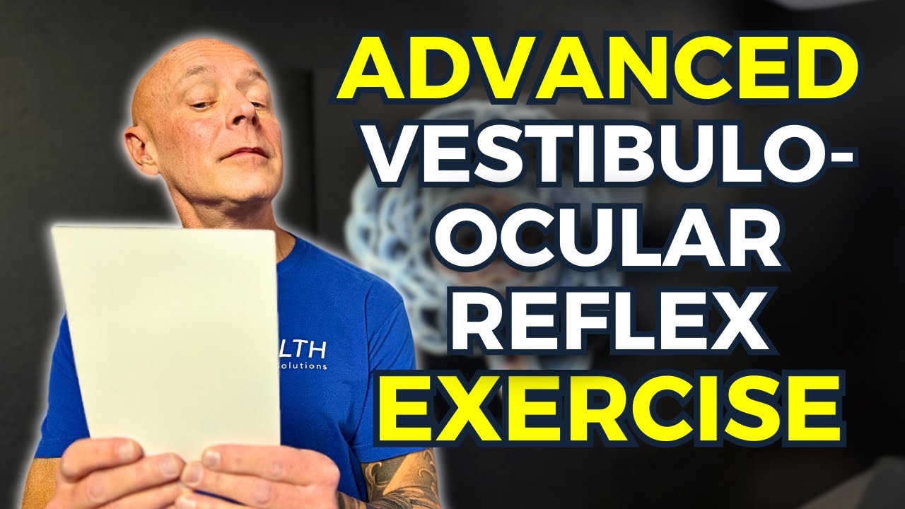 Advanced VOR (Vestibulo-Ocular Reflex) Drill For Concussion Rehab