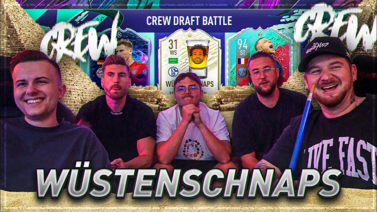 CREW WÜSTENSCHNAPS FIFA DRAFT BATTLE 😱 vs Gamerbrother Tisi Schubech Nohandgaming 🔥