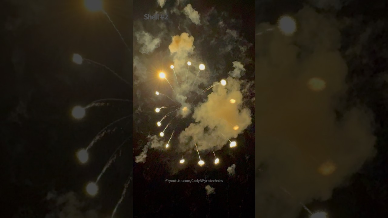 Lighting TWO Incredible Italian Style Cylinder Shells #Fireworks #Italian #Firework #Pyro #Shorts