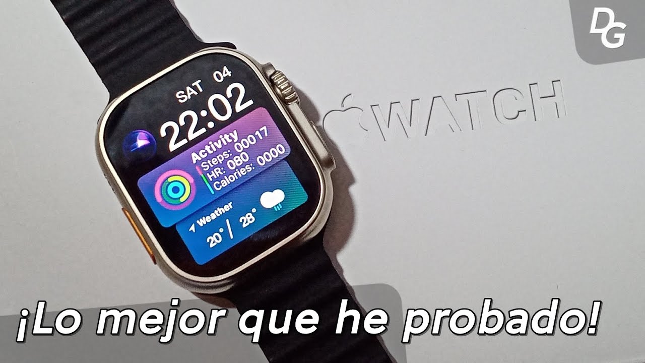La mejor réplica de Shopee del Apple Watch Ultra que he probado - Y puede ser tuyo - Video completo