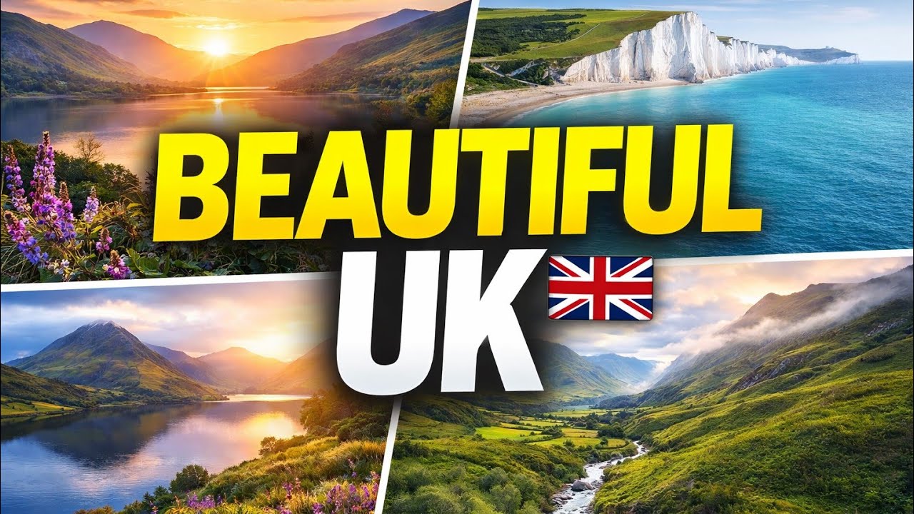 Beautiful Places in the UK 🇬🇧 | Relaxing Nature Views with Calm Music