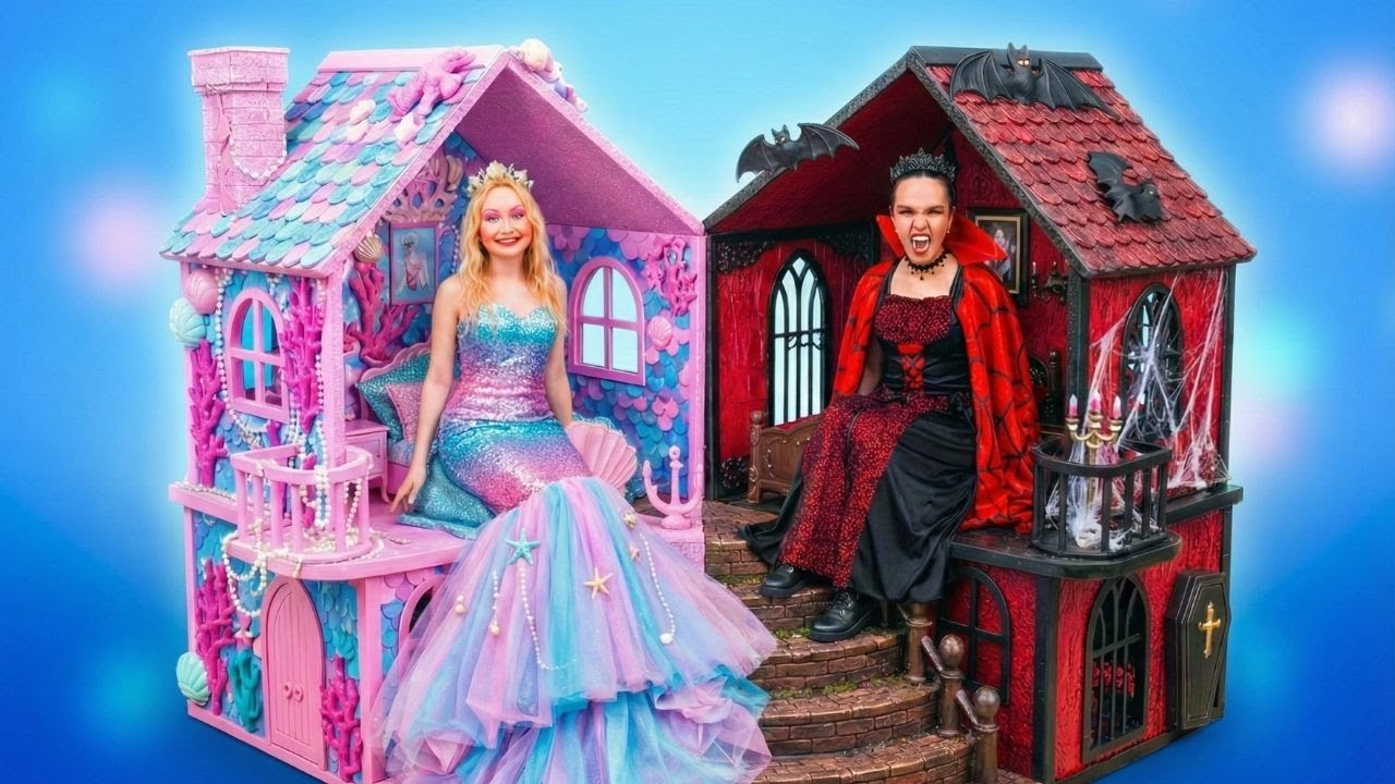 РУСАЛКА vs ВАМПИР! 🧜‍♀️ Эпическая Битва Ремонта Дома ✨