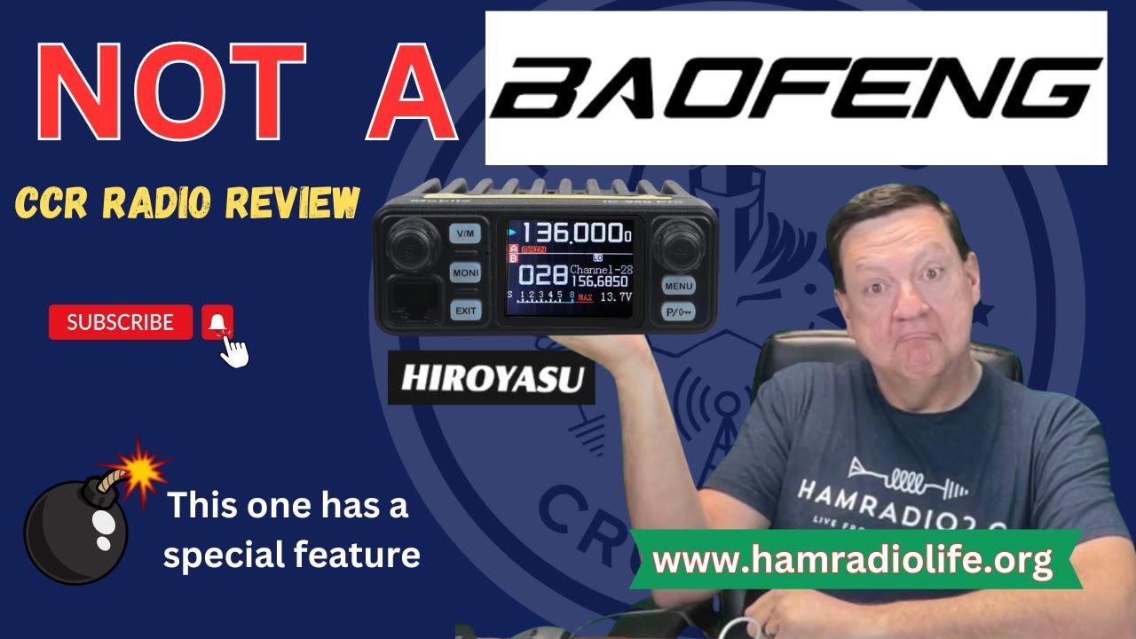 NOT A BAOFENG - Hiroyasu CCR Review IC-980 Pro