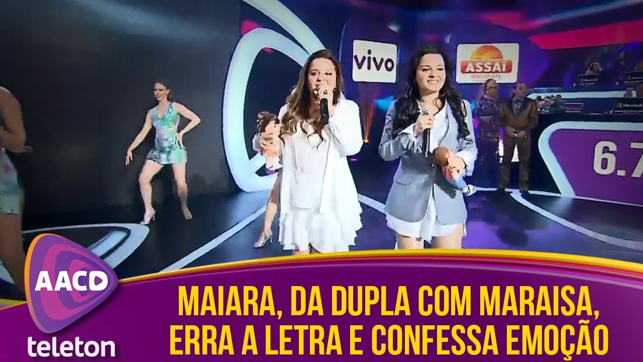 Teleton 2016 - Maiara, da dupla com Maraisa, erra a letra e confessa emoção