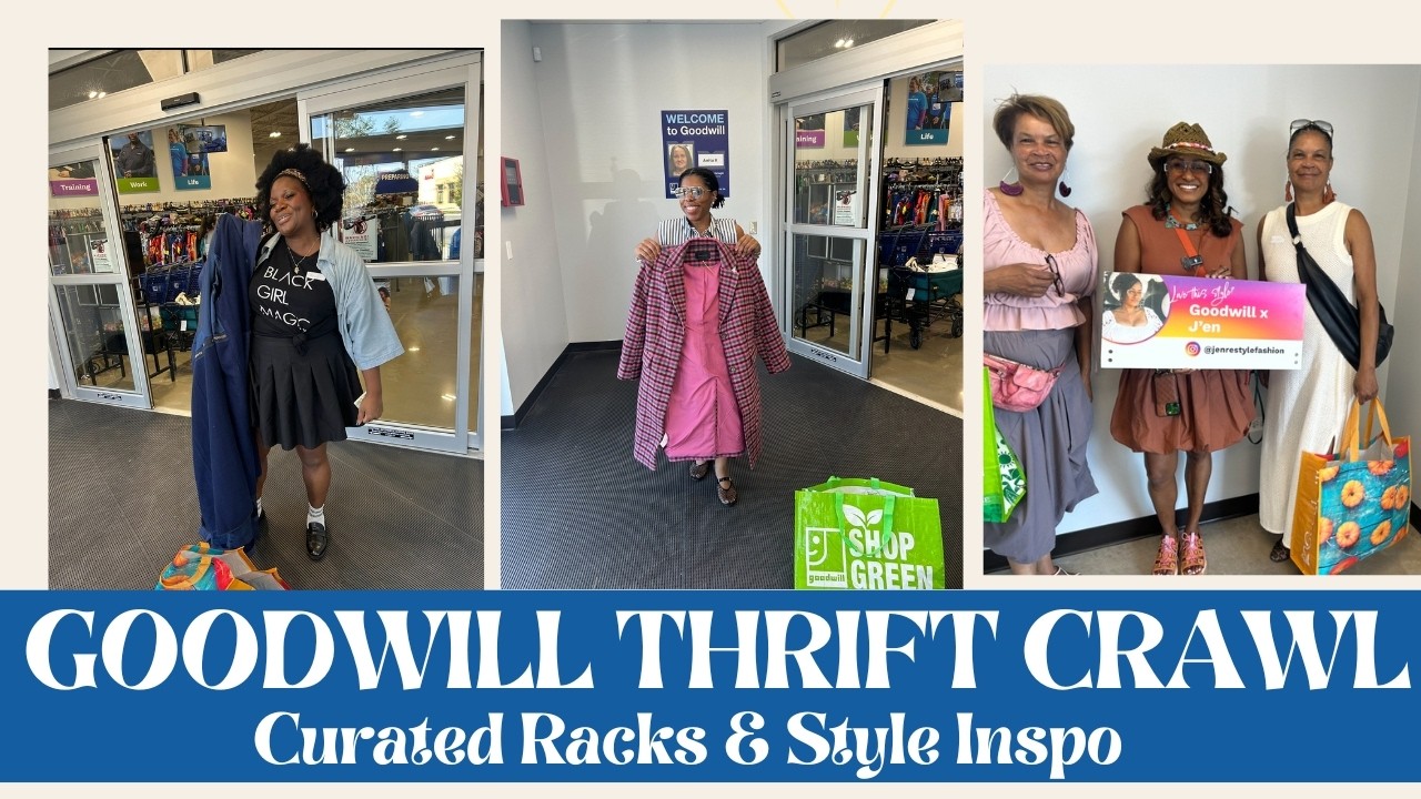 Thrifting in Chicago! Curated Racks, Goodwill Finds & Real Reactions