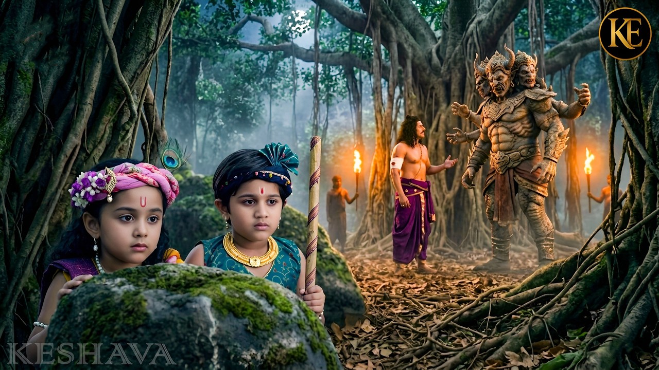 जब बाल कान्हा और बलराम ने छुपकर सुनी कंस की खतरनाक साजिश! || YMKN || यशोमती मईया के नंदलाला