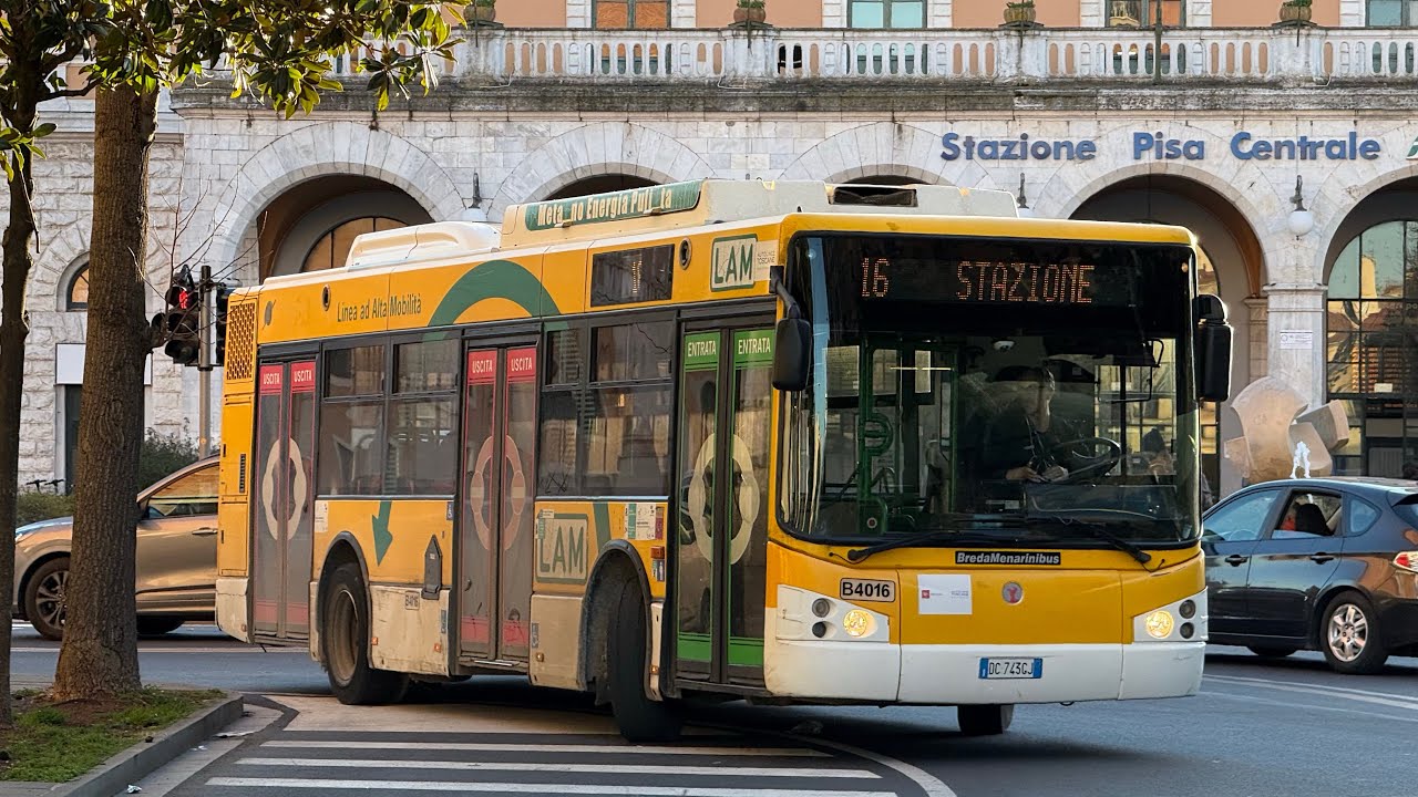 Linea 16 | BredaMenarinibus M240 Avancity CNG NU matr. B4016 | AT Pisa