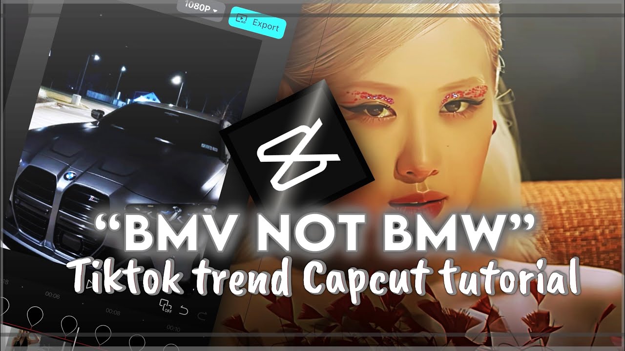 “It’s BMV not BMW” tiktok trend capcut tutorial 