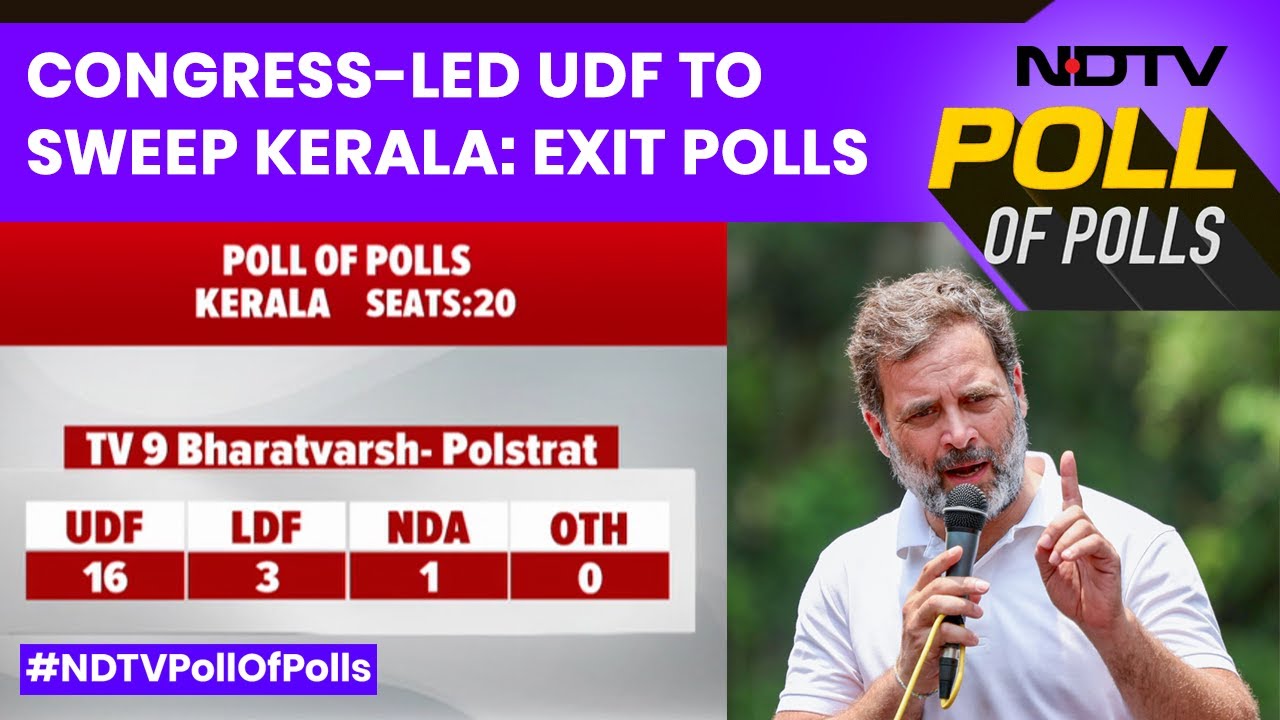 Exit Polls Of Kerala | Congress-Led UDF To Sweep Kerala, NDA May Open Its Account: Exit Polls