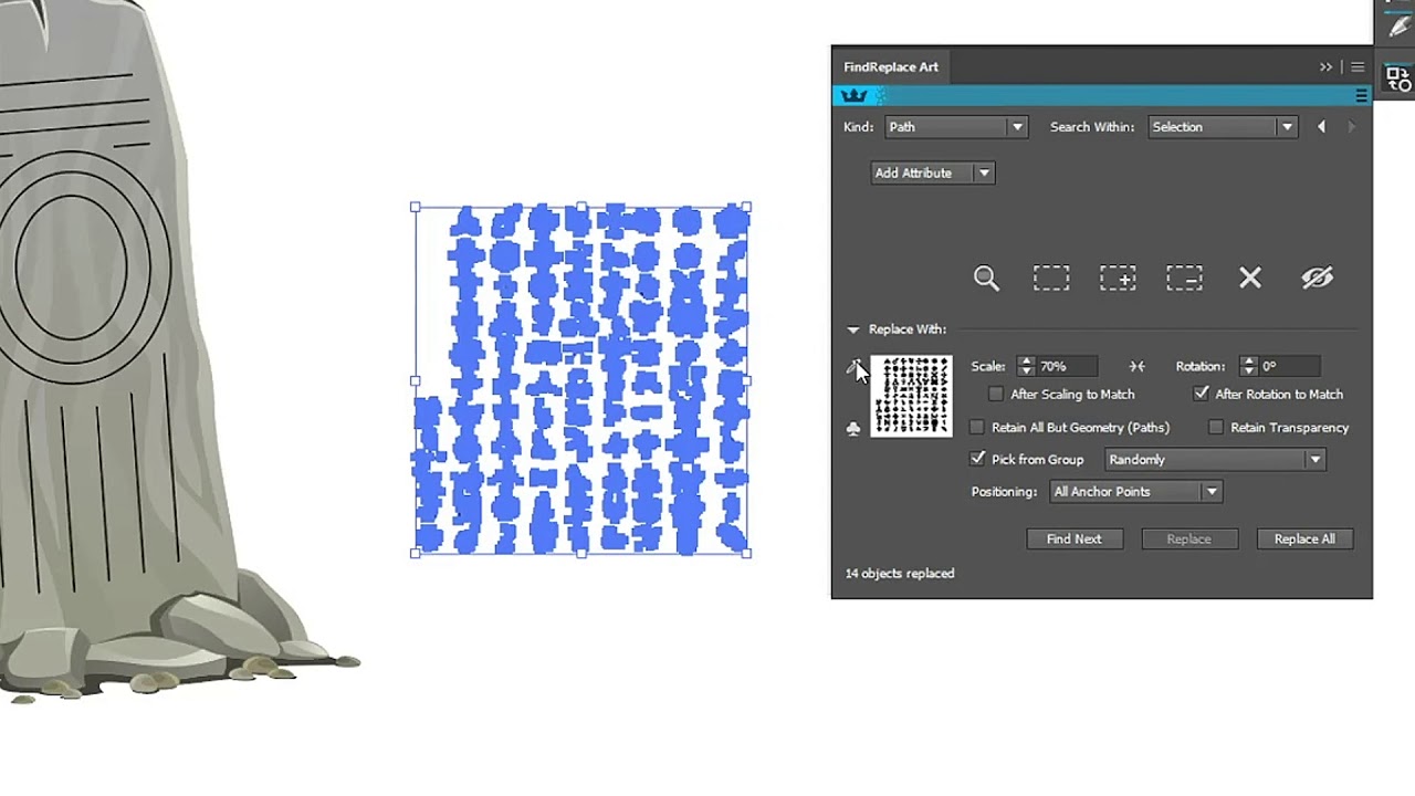 FindReplace - Getting Creative - Heiroglyphics