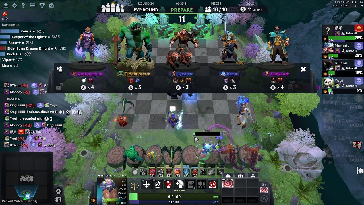 5 DRAGONS + TIDEHUNTER! 🐉🌊 | Can anything stop this synergy? | Dota 2 Arcade Auto chess Season 41