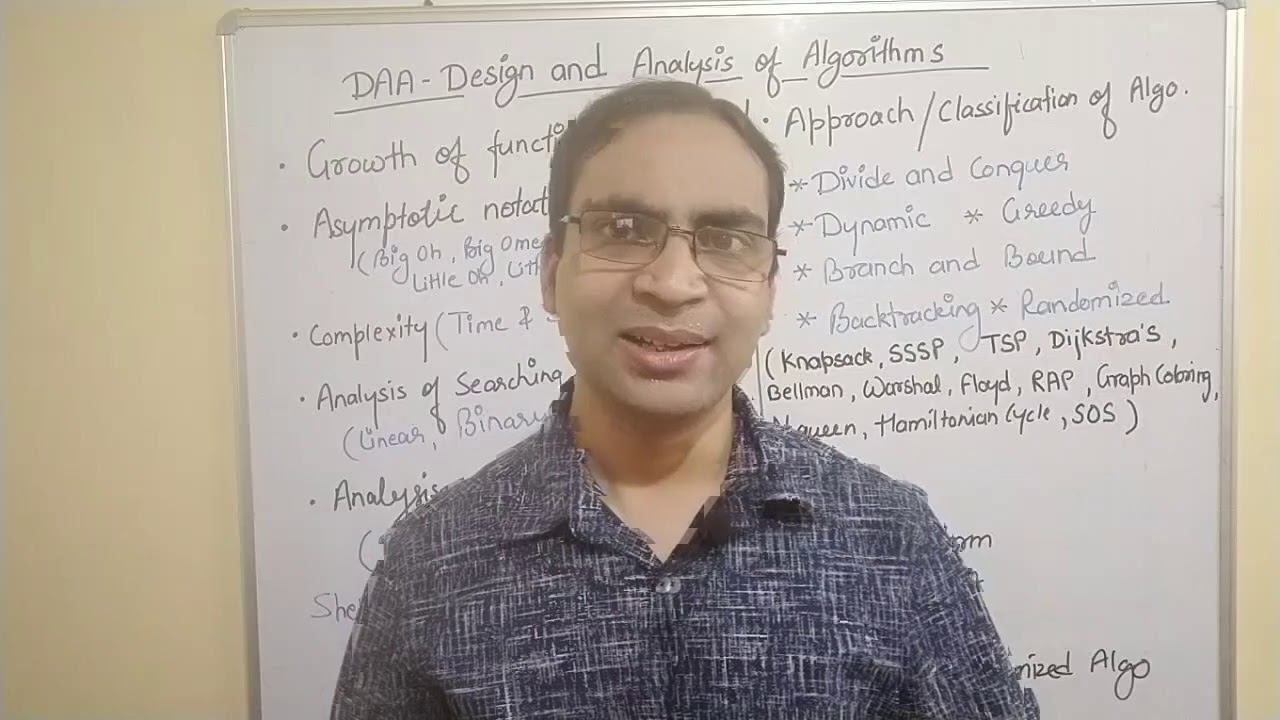 Design and Analysis of Algorithms Introduction