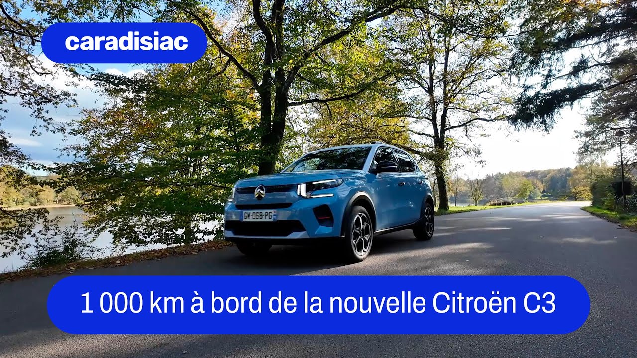 1 000 km au volant de la dernière Citroën C3 - Est-elle juste une citadine ?