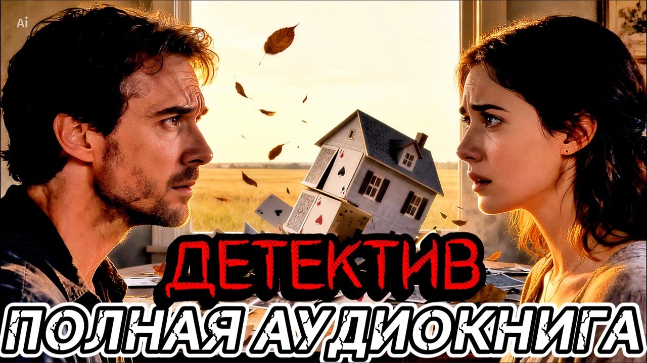ПОЛНАЯ КНИГА 🪶 КАРТОЧНЫЙ ДОМ  🪶ДЕТЕКТИВ