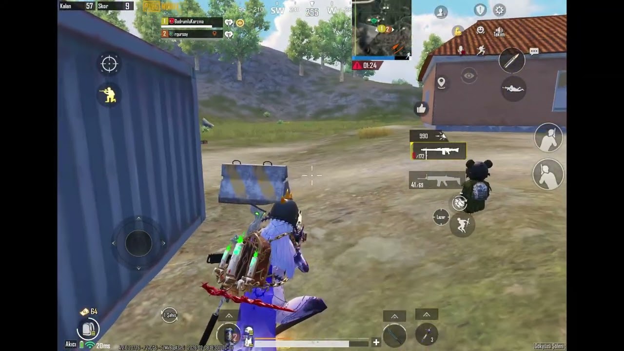 Son anda maçı aldık +20 kill - Pubg mobile 