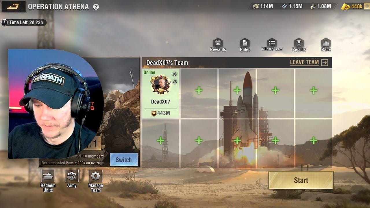 Let's Rock Operation Athena - Warpath