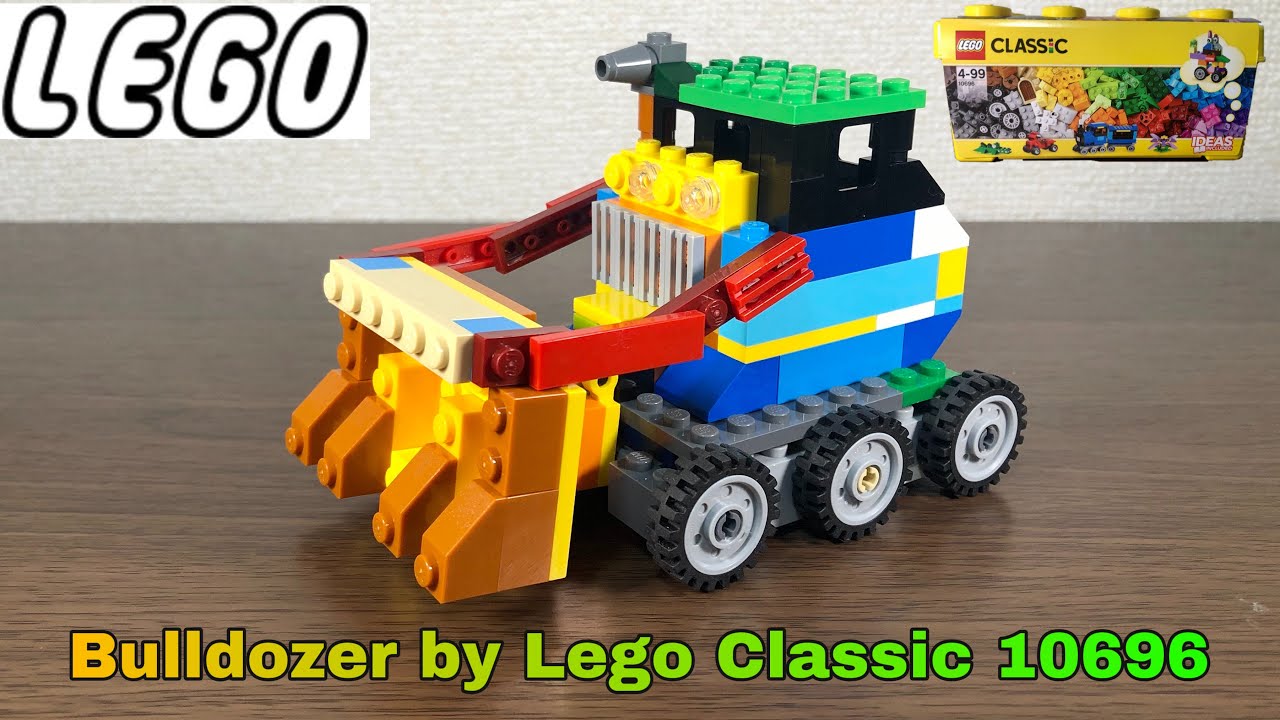 LEGO Classic 10696 assembly to a bulldozer #42