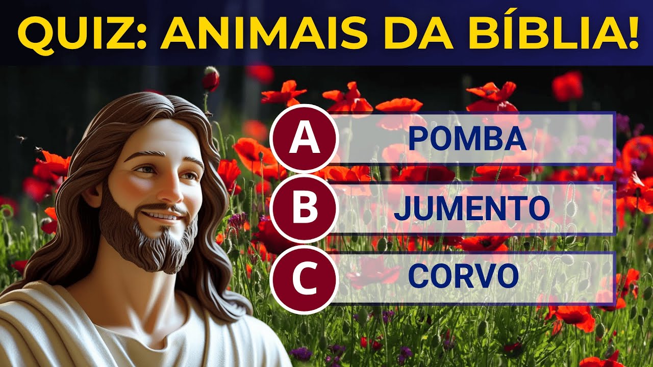 30 perguntas sobre os ANIMAIS citados na BÍBLIA | QUIZ Animais da Bíblia!