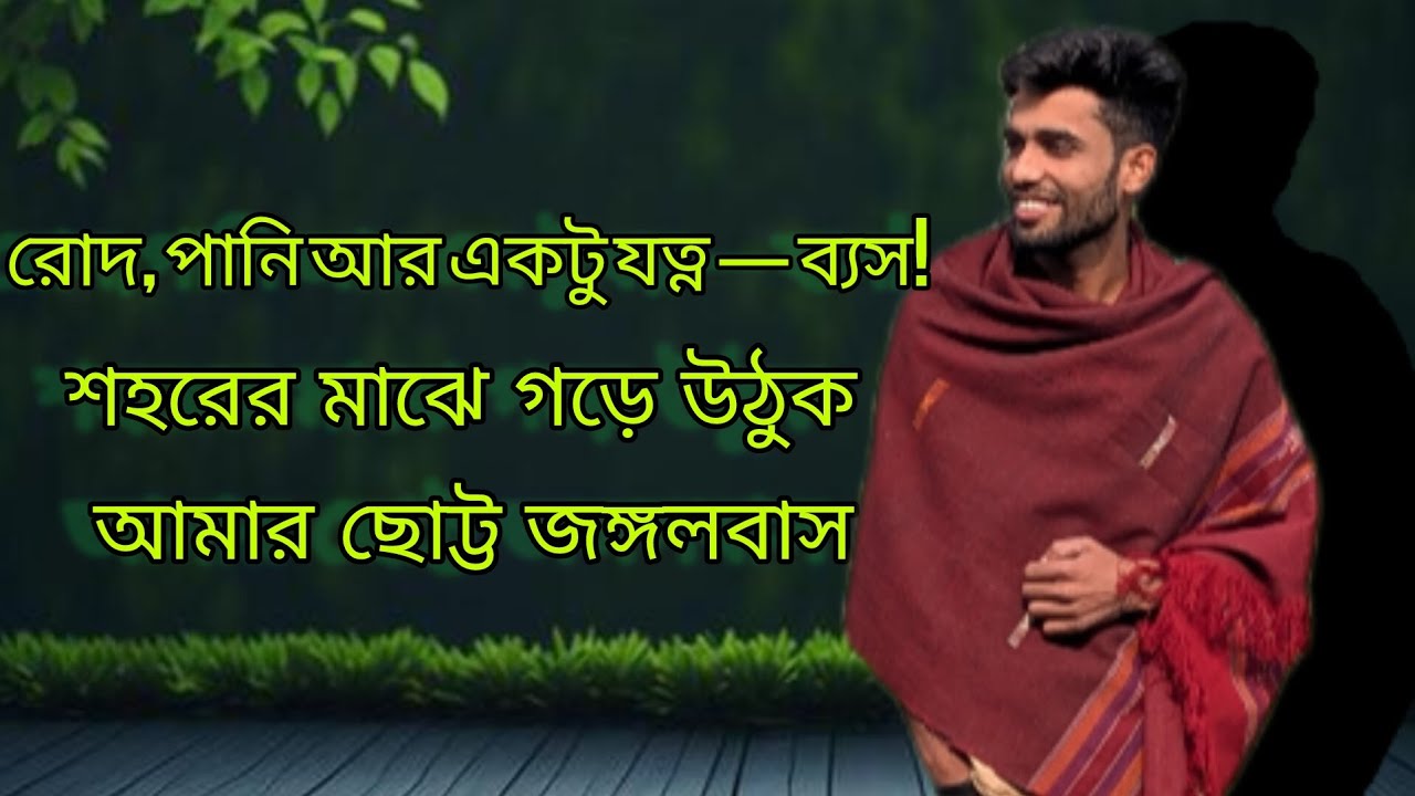 রোদ, পানি আর একটু যত্ন — ব্যস! শহরের মাঝে গড়ে উঠুক আমার ছোট্ট জঙ্গলবাস