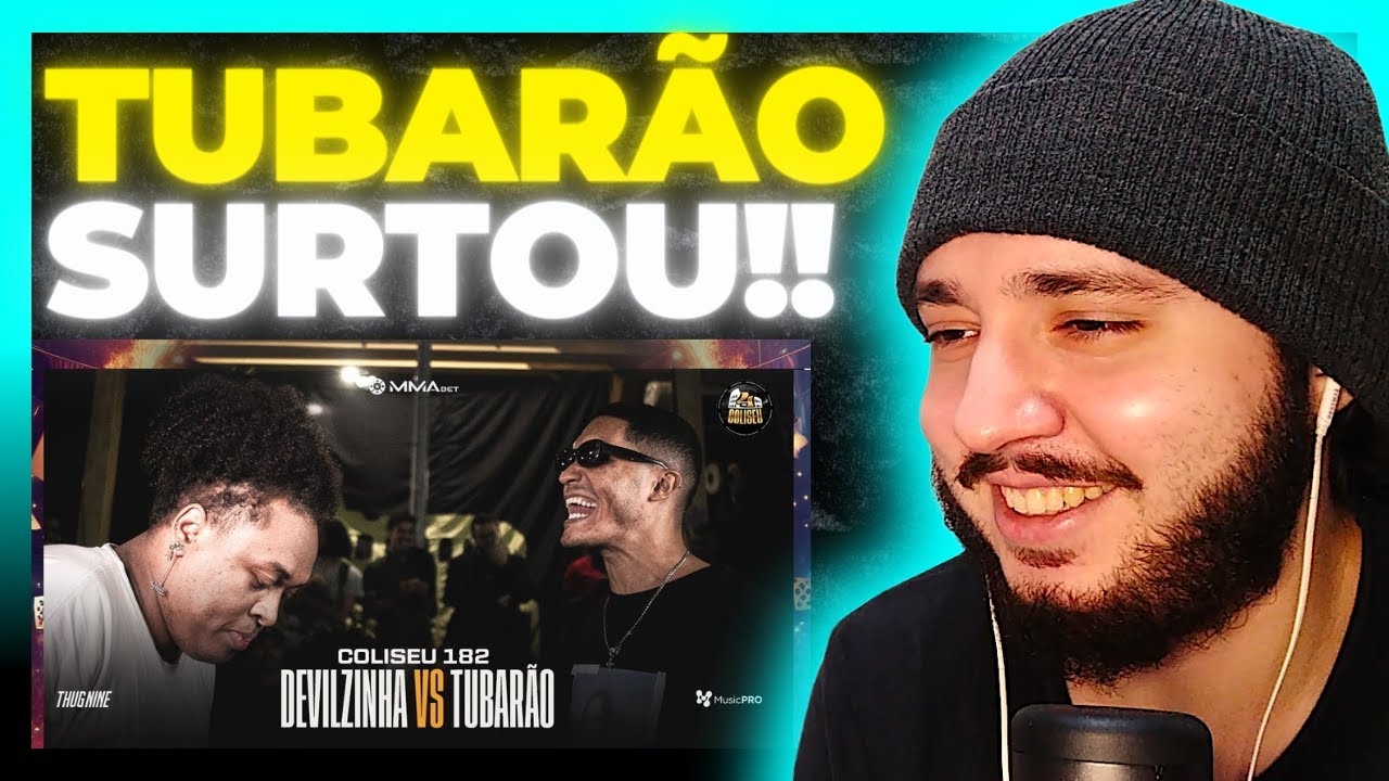 (NGM ESPERAVA 😂🔥) TUBARÃO (SP) X DEVILZINHA - SEMI FINAL - BATALHA DO COLISEU | REACT BAUEB