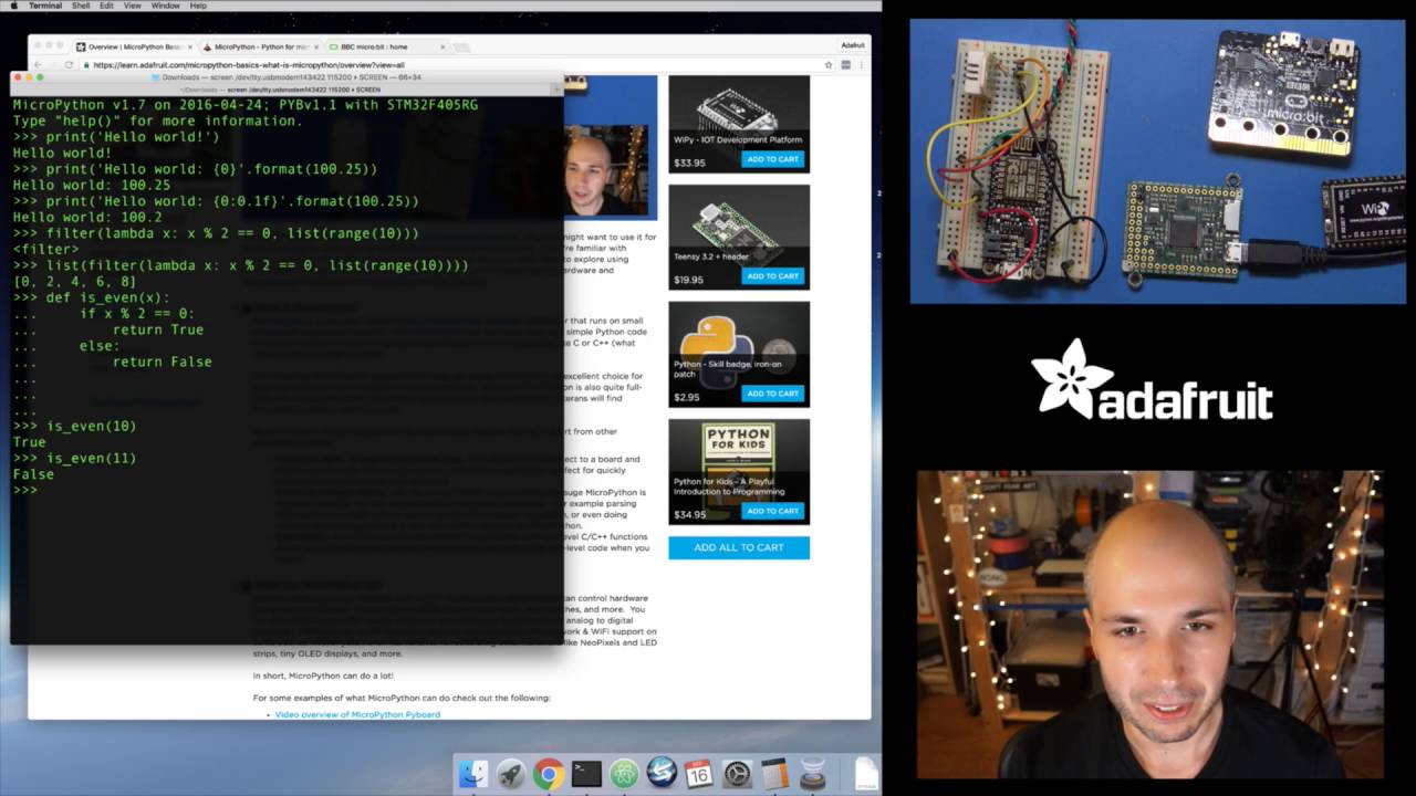 MicroPython Basics: What is MicroPython? reprise with Tony D! @micropython