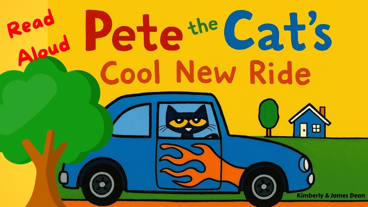 📖 Pete the Cat: Cool New Ride 🚗🔥 | Fun Read Aloud for Kids 😺🎉