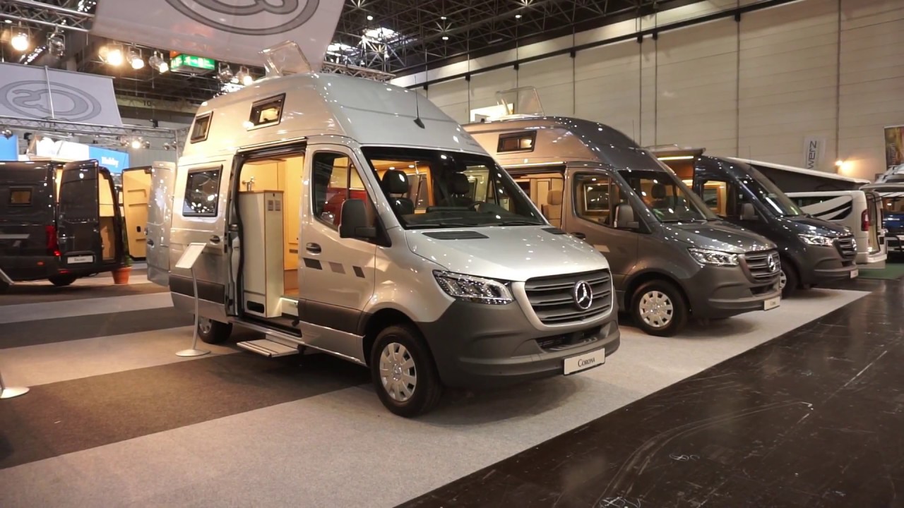 Six metre Mercedes camper van with rear bathroom