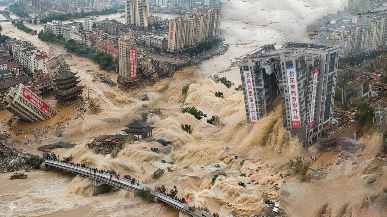 CHINA FLOOD NIGHTMARE: Yunnan Hit by Record Storms &mdash; Entire Districts Submerged