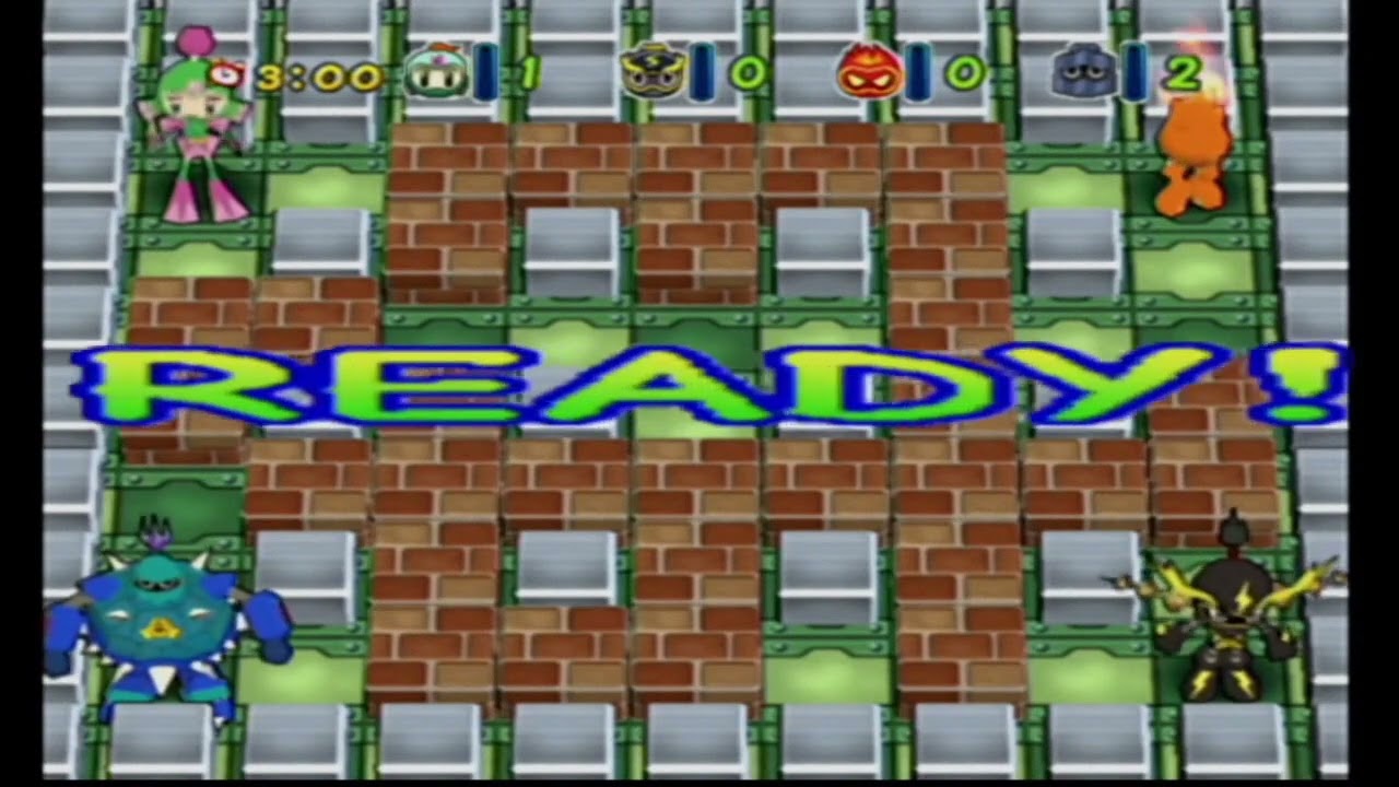 Bomberman Jetters - CPU vs CPU - Standard Battle - Zoom Battle - Elemental Bomber Battle