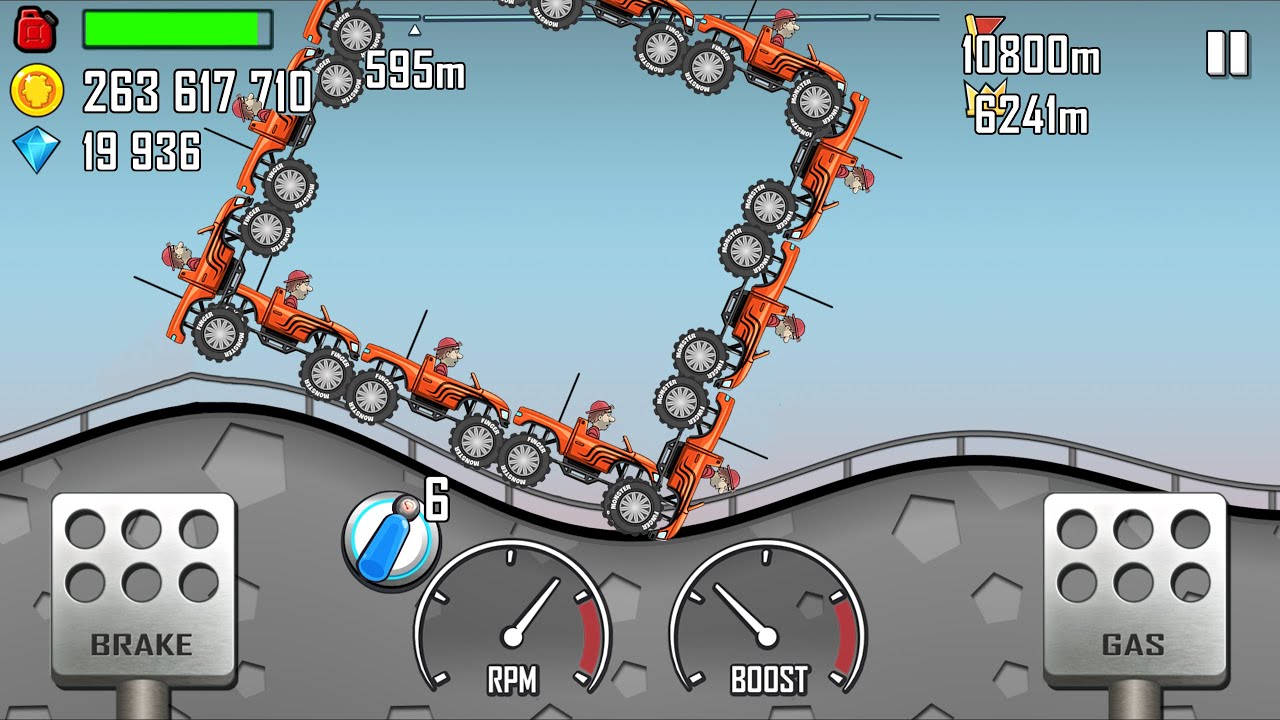 Hill Climb Racing - New Insane MONSTER TRUCK on Highway GamePlay