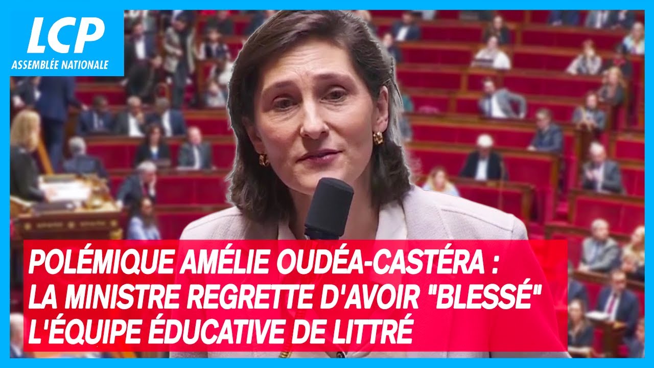 Amélie Oudéa-Castéra : la ministre regrette d'avoir 