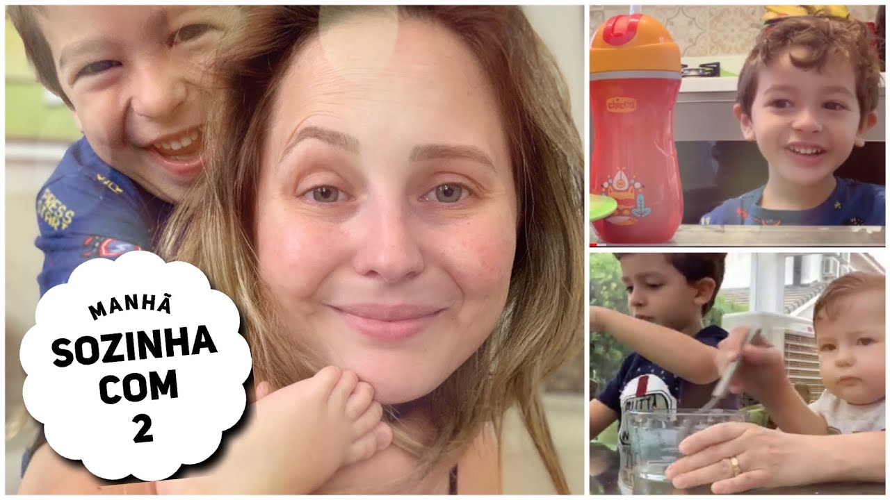 Rotina da manhã e almoço com 2 filhos | Mamãe Felícia