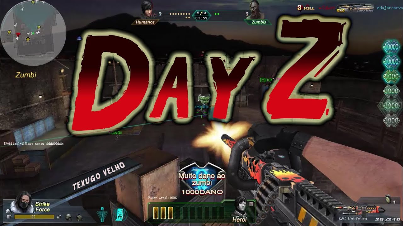 DayZ - MINAS DO VALE - TEXUGO VELHO - BLOOD STRIKE