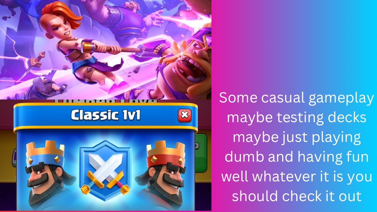 Clash Royale casual gameplay