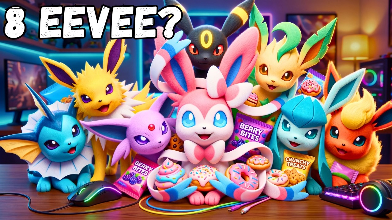 I Simulated All (8) Eeveelutions Pokémon in Real Life | ...but Garchomp waited them