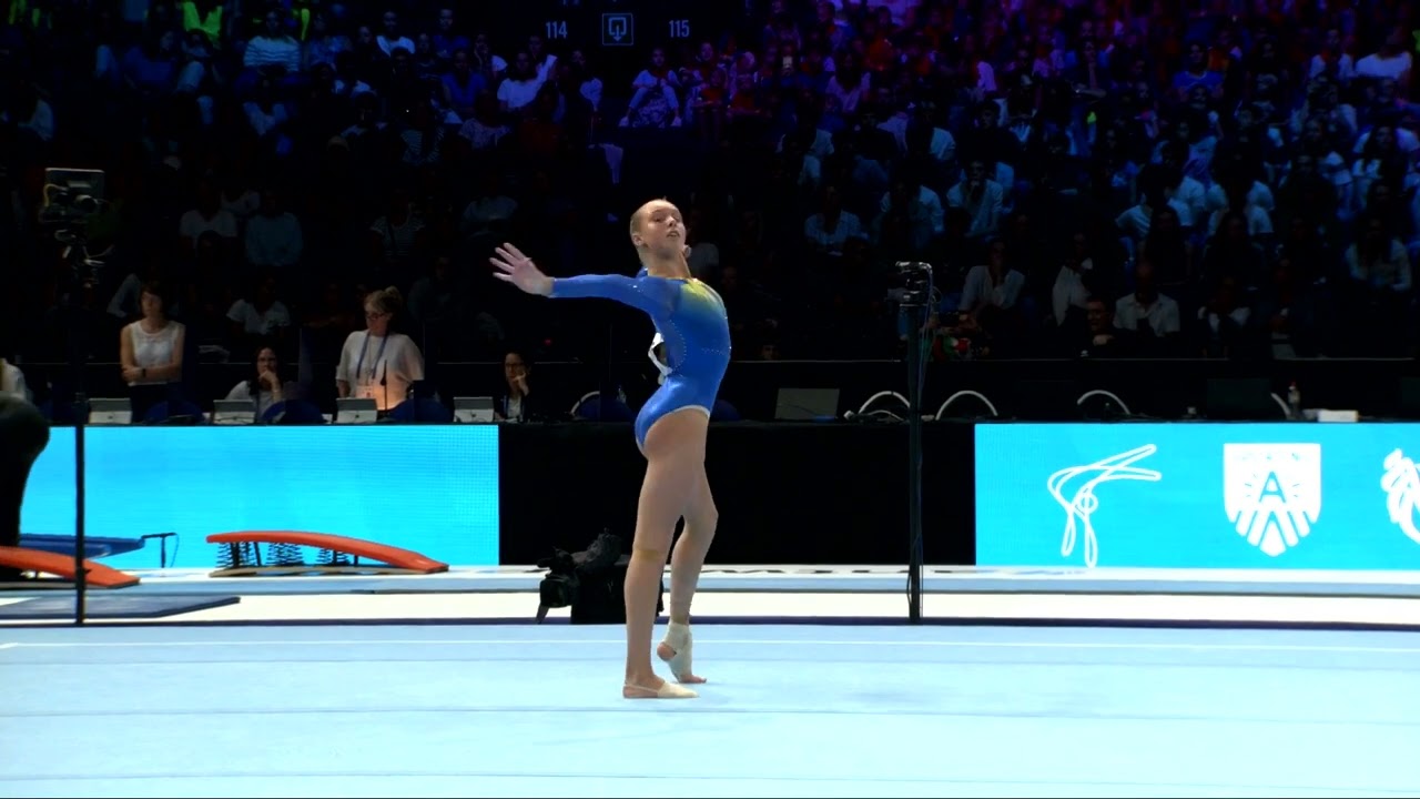 GRAVIN Elina (SWE)_2023 Artistic Worlds, Antwerp (BEL)_Qualifications_Floor Exercise
