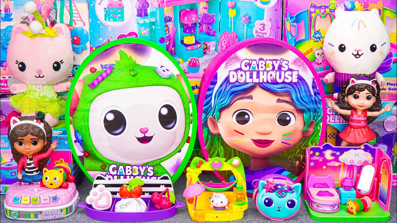 GABBY’S DOLLHOUSE Collection Unboxing ASMR | Mystery Gabby & Pandy Paws Boxes & Cakey Cat Plush