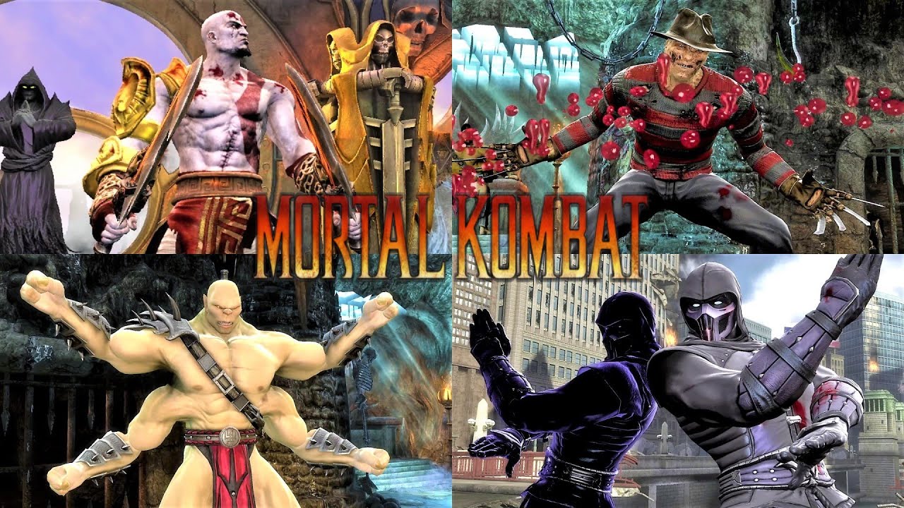 Mortal Kombat 9 - All Character Victory Poses (4K 60FPS)